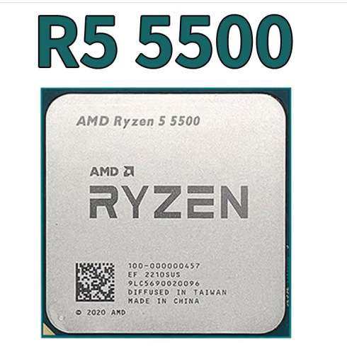 AMD锐龙CPU R5-5500 散片 6核/12线程AM4台式机CPU处理器适用b550
