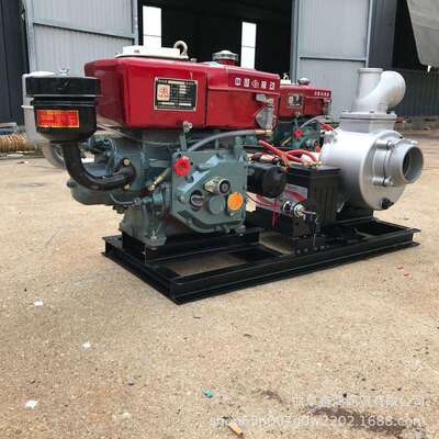 680m?/h柴油离心泵 24马力柴油机8寸抽水泵 水冷柴油机8寸离心泵