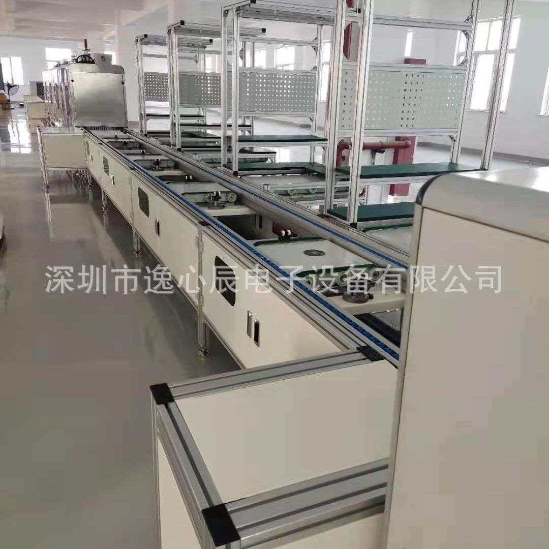 长板四轮滑板车组装线来福轮工装板循环带测试位返板升降机装配线