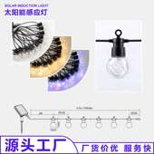 太阳能LED灯串皮管灯户外防水灯带圣诞装 饰灯庭院彩灯串