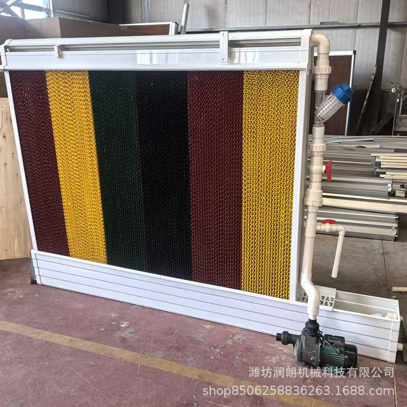 养殖场水帘墙降温 工厂15公分内外循环大棚湿帘纸芯 降温水帘