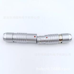兼容雷莫LEMO航空精密插头2B1G00单高压10KV连接器高精度推拉自锁