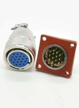 剑插牌 航空连接器 航空插插头座镀金 密封 真空  M23-19