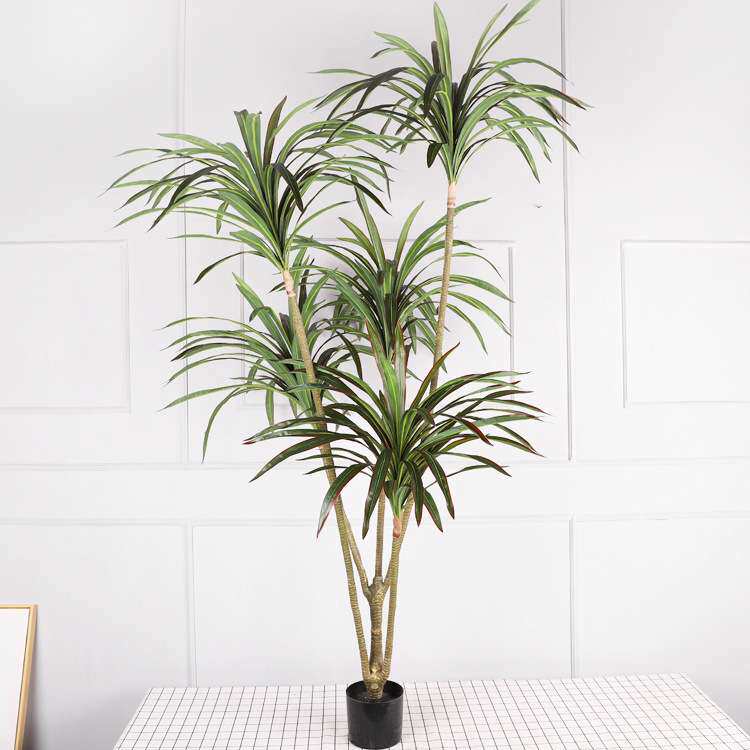 北 仿真绿植龙血树假树盆栽造景摆件大型室内装饰仿真龙血树