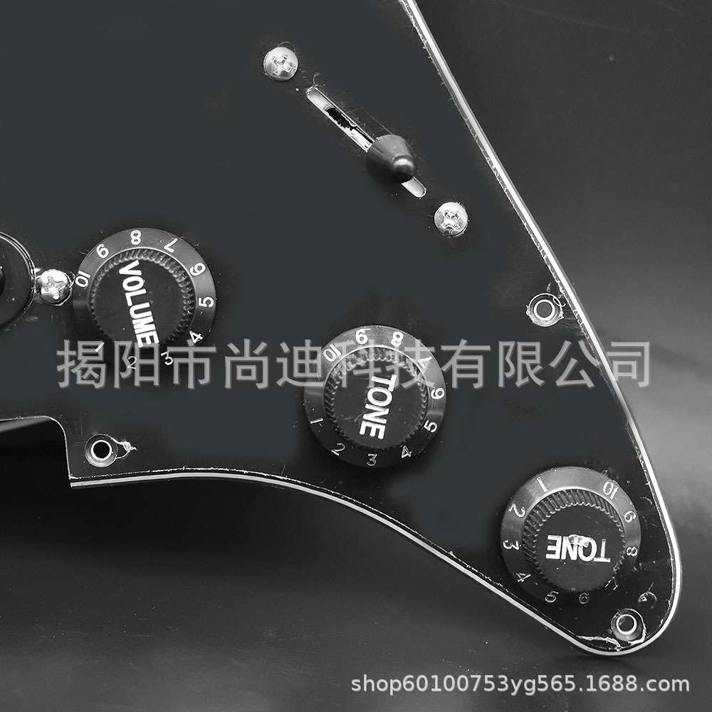 电吉他 ST配件单单单面板拾音器五档开关线路 内六角伞形拾音器
