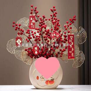 2025新年装饰摆件过年氛围布置客厅蛇年春节贺年喜庆家里屋内福桶