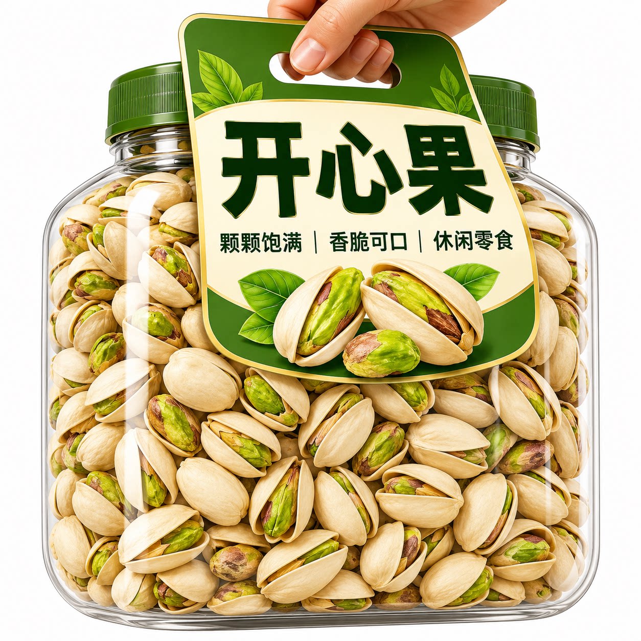 新疆有机新原味开心果自然开口便