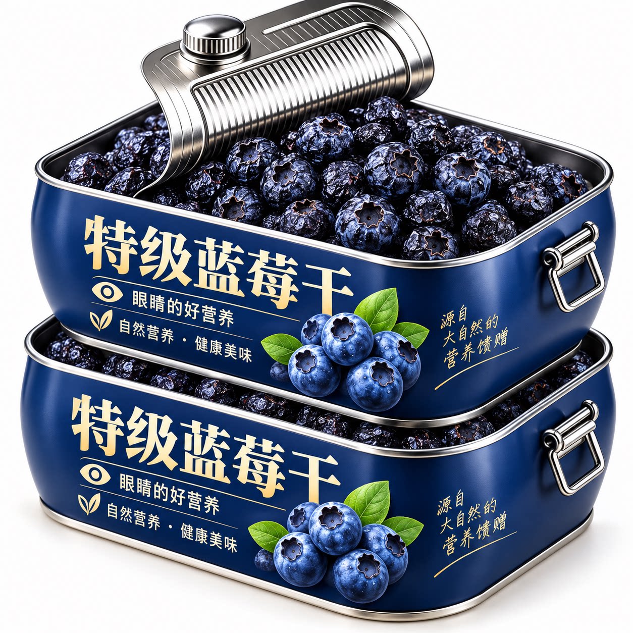 蓝莓干正品特级野生蓝莓果干东北特产蓝梅干原味鲜果烘焙零食旗舰