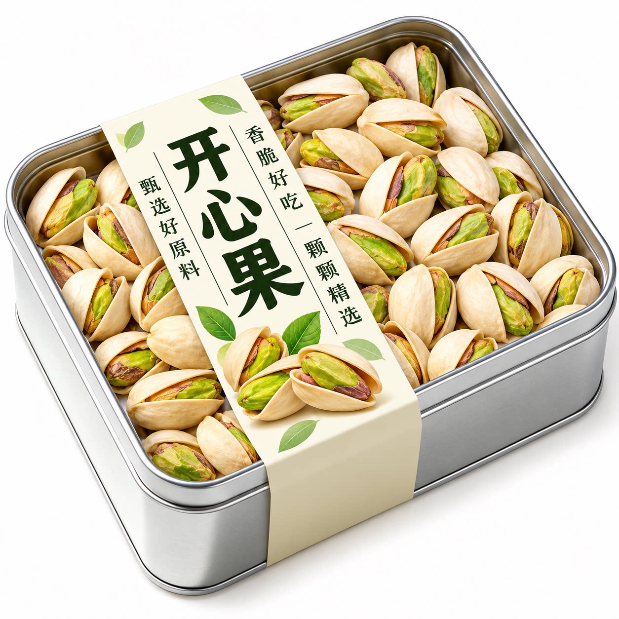 新疆有机新原味开心果自然开口便