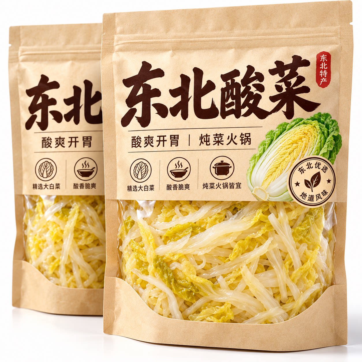 优选正宗东北泡菜传统工艺开袋即
