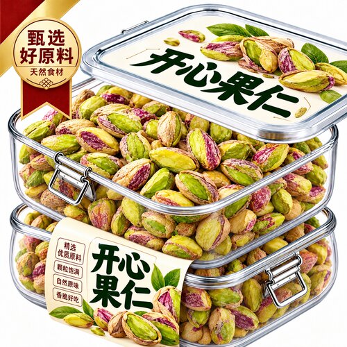 原味大颗粒开心果仁休闲零食