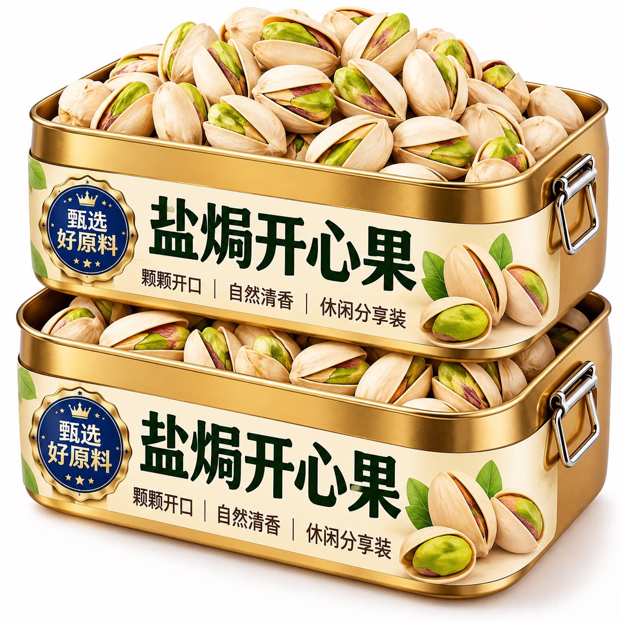 新疆有机新原味开心果自然开口便
