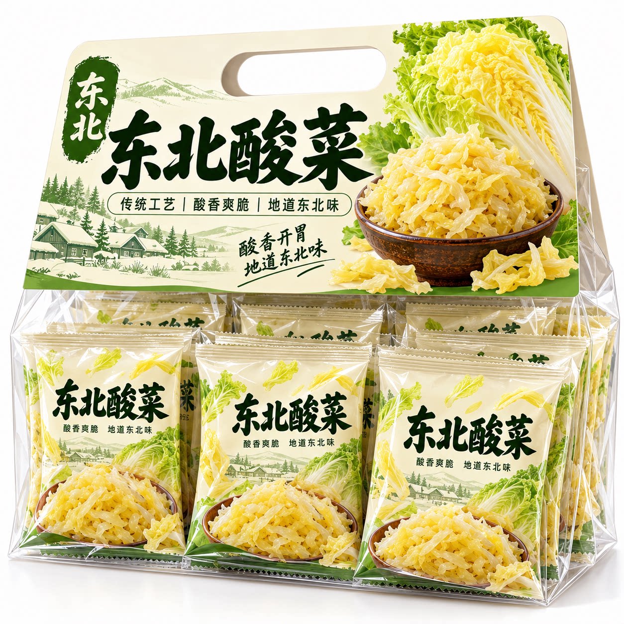 优选正宗东北泡菜传统工艺开袋即