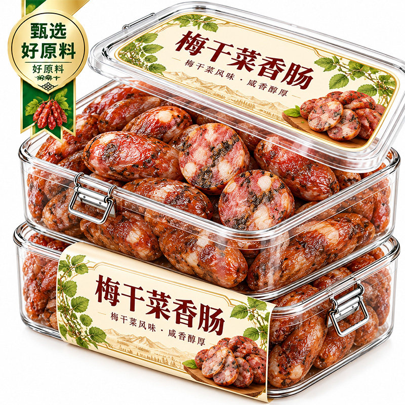 梅干菜香肠金华老字号手工制作