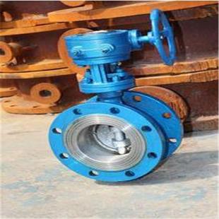 D343H 法兰蝶阀铸钢涡轮硬密封三偏心法兰蝶阀 16涡轮式