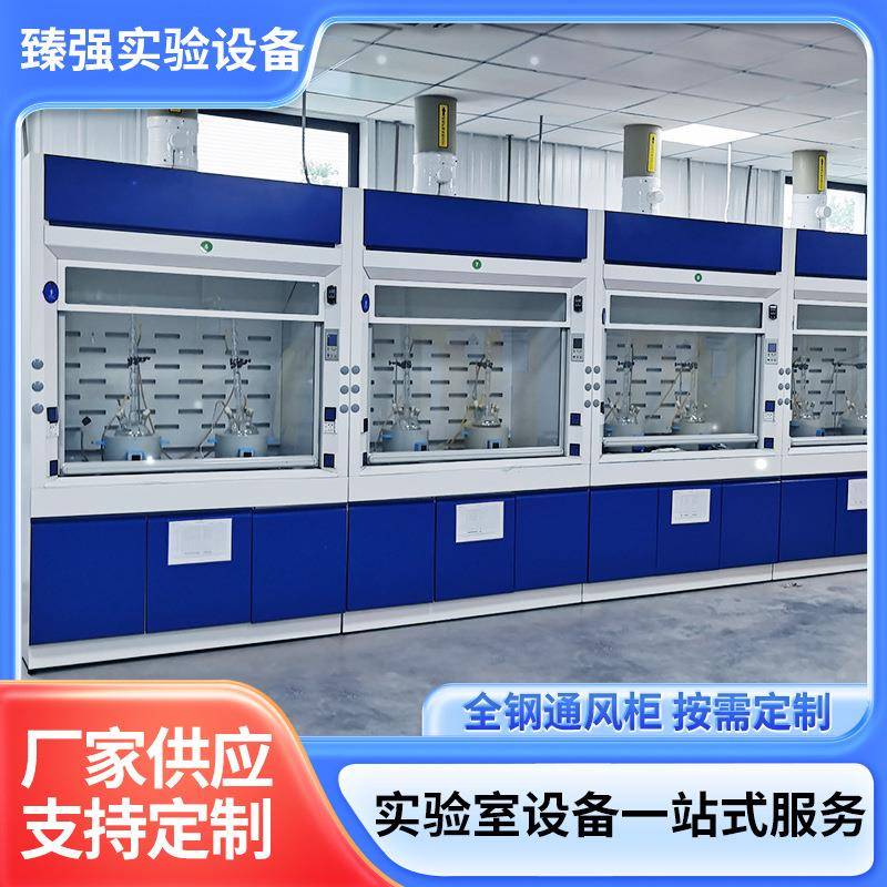 化学实验室全钢通风柜落地排风柜桌上型通风橱步入式全钢通风柜