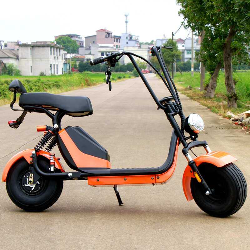 跨境中型M3哈雷电动车一件代发1500W锂电池代步车48V越野电瓶车