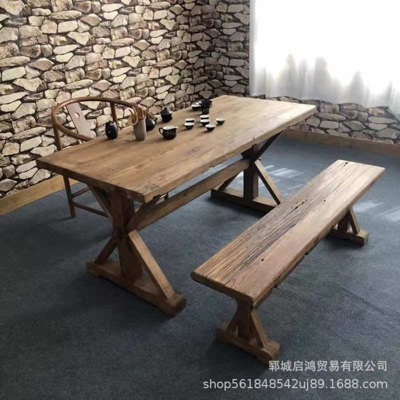 厂家供应木质桌椅简约 家用餐桌茶桌样式多多可加工