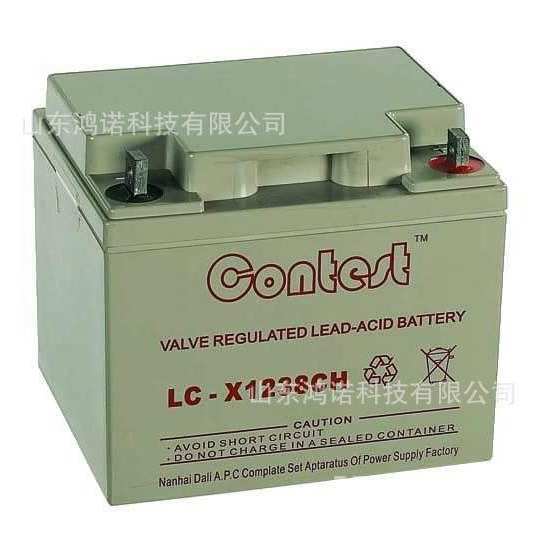 contest康迪斯蓄电池LC-X1238CH 储能免维护 信息中心UPS不间断电