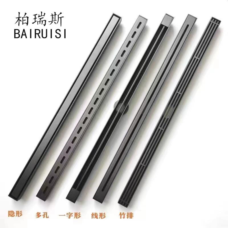 不锈钢304线性地漏 线形极窄简约奶油风地漏50 30*600无障碍地漏