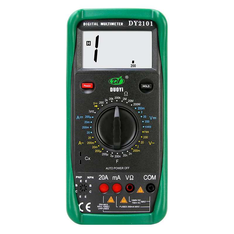 DY2105数字万用表 多功能机械保护深圳市多一数字多用表