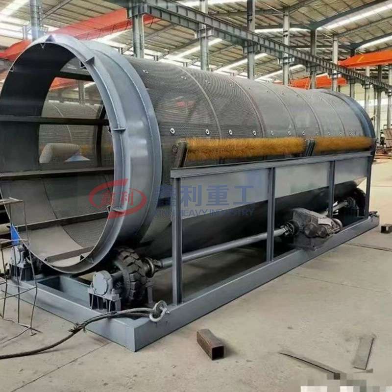 无轴滚筒筛沙机 砂石滚动筛 垃圾筛选机 筛黄沙矿用筛石机 筛土机