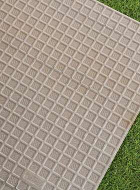 18mm咖啡色黄木纹石英砖600*1200别墅景墙仿石砖防滑仿实木PC砖