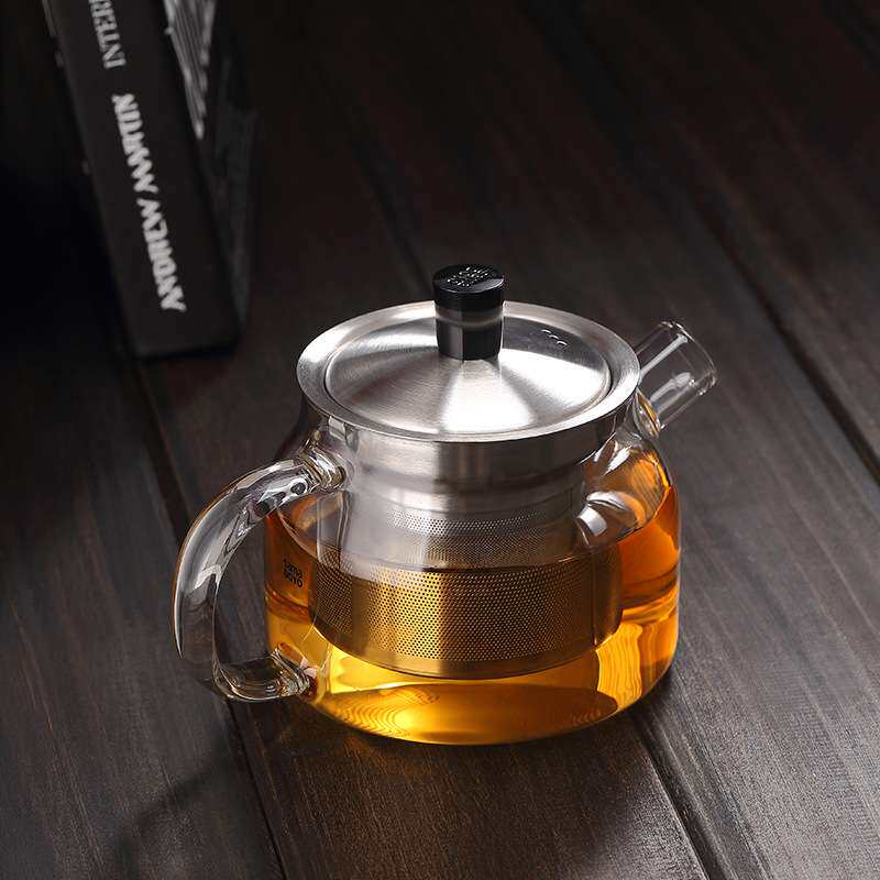 尚明电陶炉耐热玻璃茶壶不锈钢套装过滤单壶烧水壶泡茶器功夫