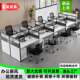 办公桌椅组合办公室职员4人位屏风工位员工隔断6人位简约现代卡座