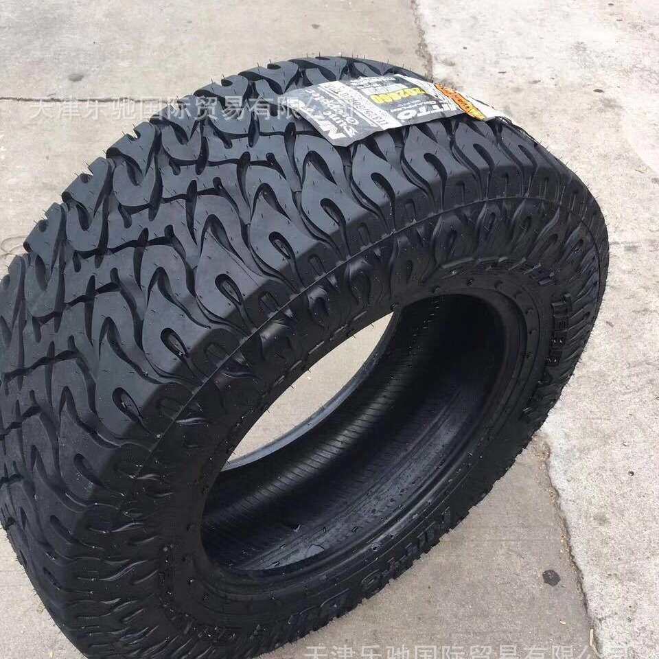 耐特通轮胎305/55R20 火焰花纹石方作业加厚防扎耐磨宽基轮胎现货