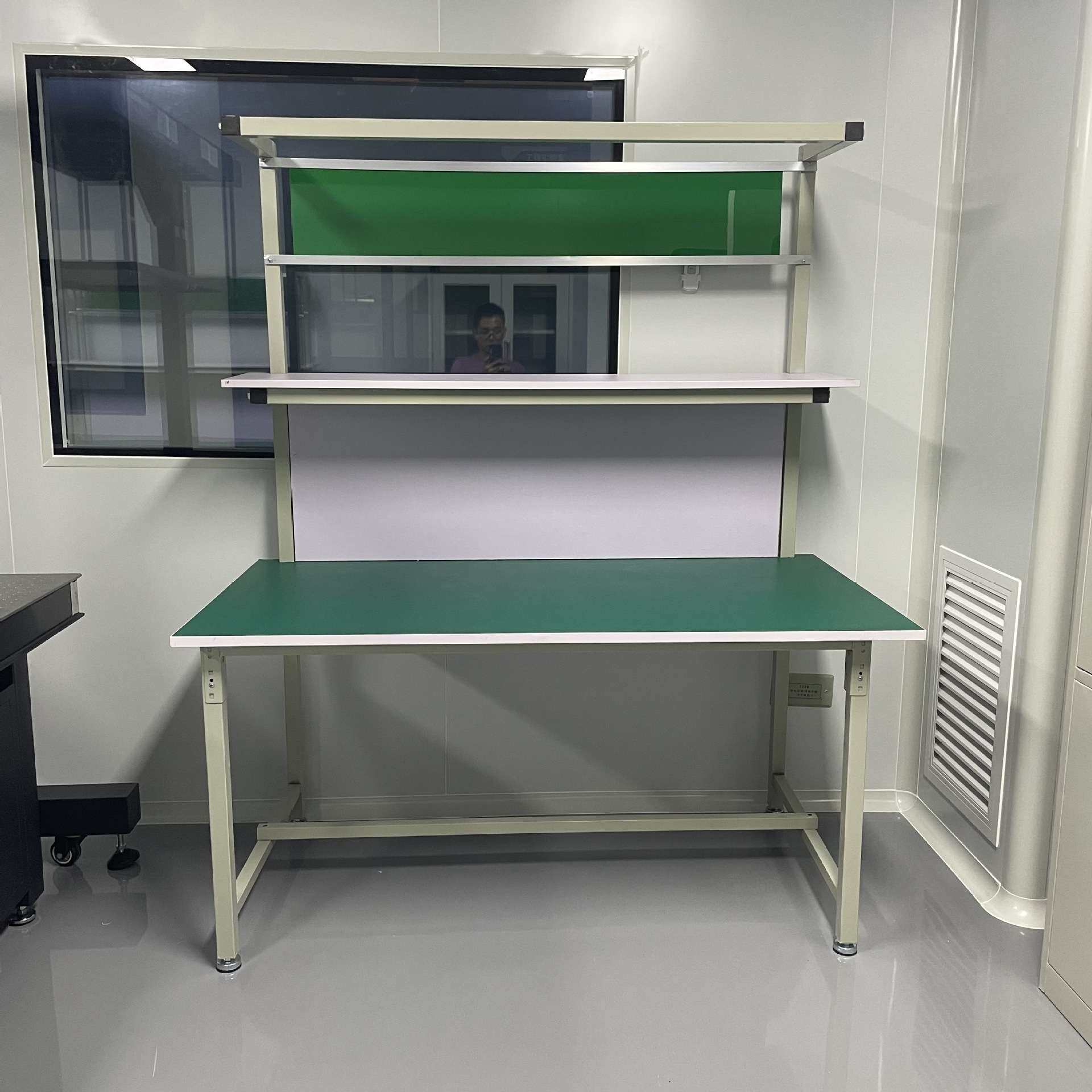 铝型材防静电工作台铝合金流水线操作台带灯无尘车间维修工作桌子