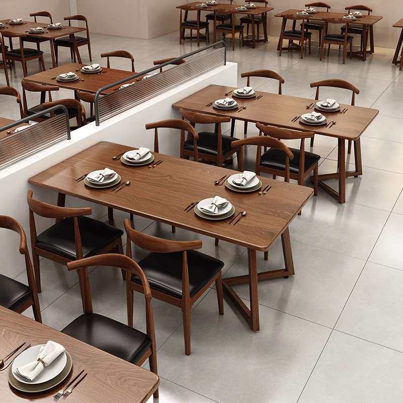 餐桌家用长方形桌椅套组简约出租房经济型客厅化桌子四人吃饭餐桌