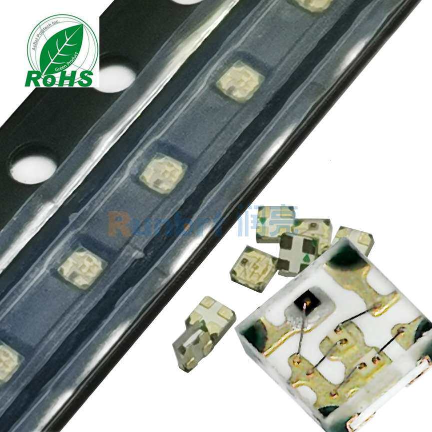 0402RGB共阳三色1010红蓝双色RB红绿RG小贴片红绿蓝LED高亮灯珠