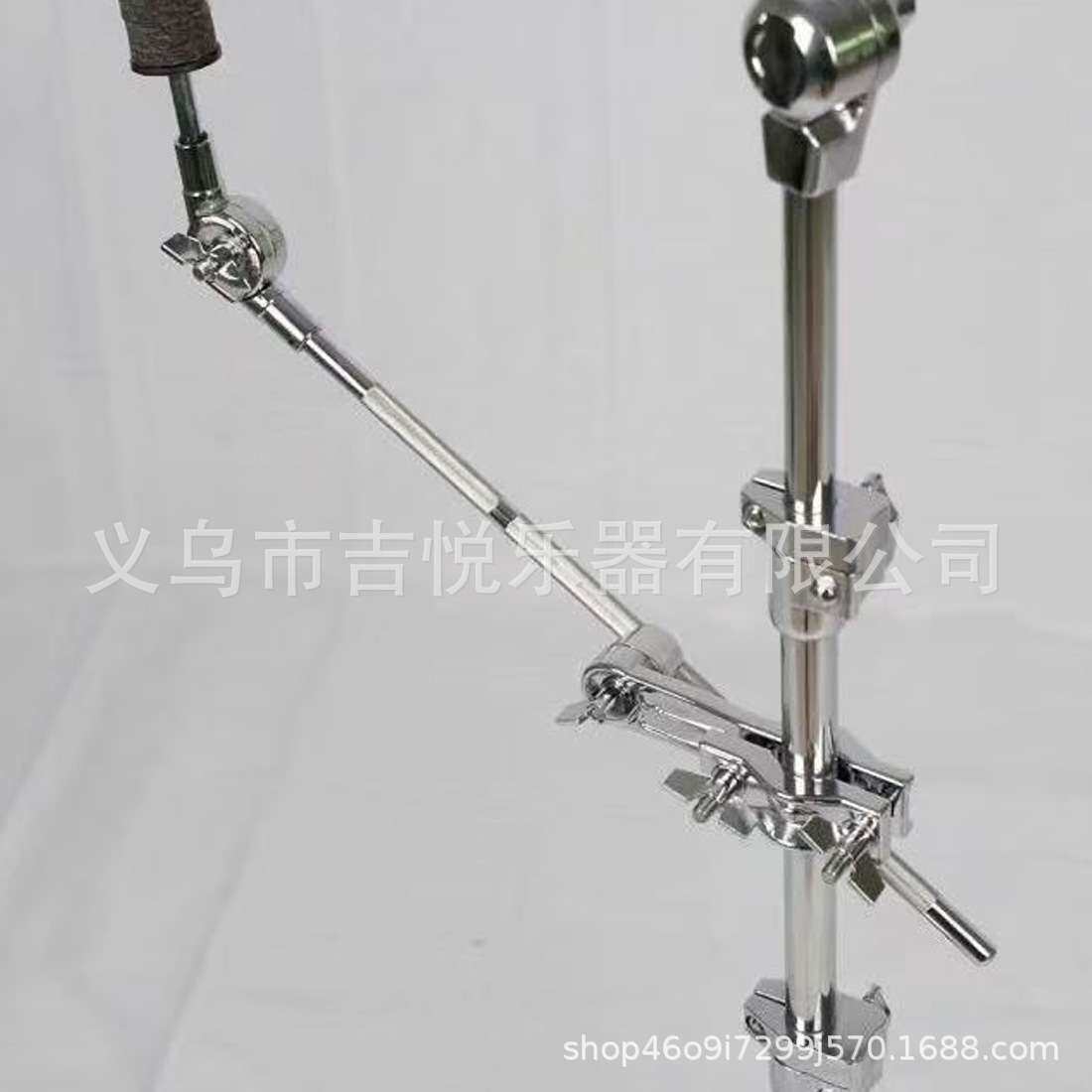 镲片支架夹架子鼓配件水镲斜镲架扩展架通用鼓组半截支架吊杆支架