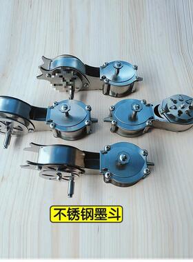 工地不锈钢墨斗耐摔耐用whj款放线家装装修建筑手摇不卡线