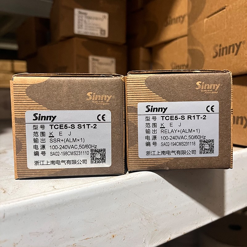 sinny上南温控仪表TCE5-S控制继电器智能恒温通用万能输入PT100