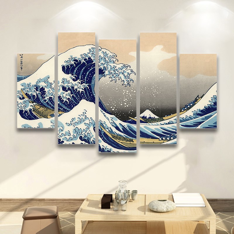 日式风格客厅装饰画酒店民宿榻榻米和风挂画日料餐厅居酒屋壁画图片