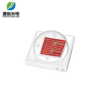 3535陶瓷590-595nm黄光灯珠高亮发光二极管大功率汽车雾灯LED灯珠