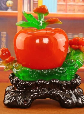 平安苹果摆件乔迁开业礼品创意礼物客厅电视柜酒柜玄关家居装饰品