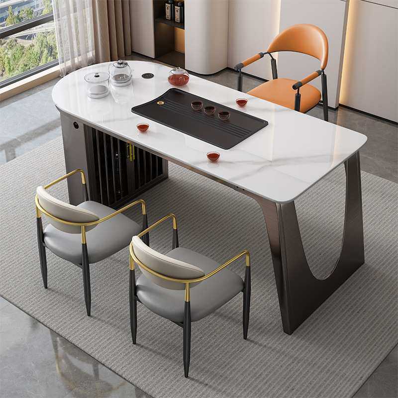 现代简约岩板茶桌椅组合办公室家用客厅书房烧水泡茶一体两用茶台,模玩/动漫/周边/娃圈三坑/桌游,模型制作工具/辅料耗材,淘宝优惠券,粉丝福利购,淘宝优惠卷