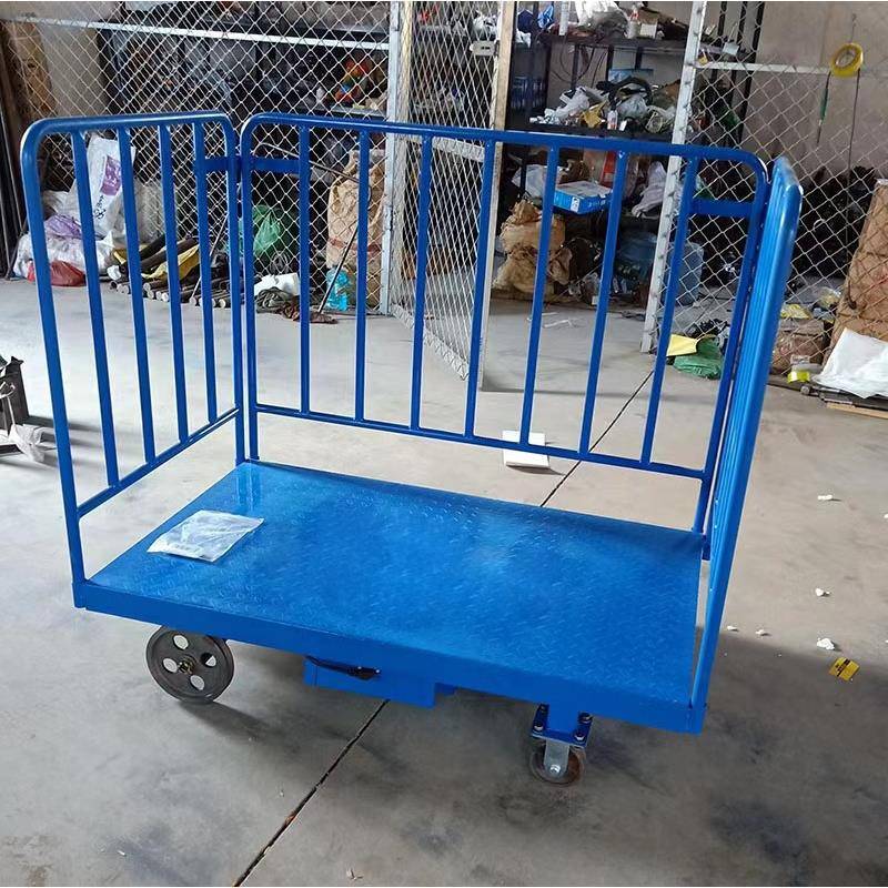 农用地轨移动工具车手推围栏工具车轻巧灵活6档1吨大棚轨道运输车