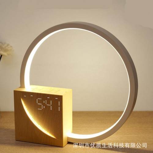 跨境儿童睡眠起床自然模拟日出唤醒灯时钟闹钟白噪音氛围灯音乐盒