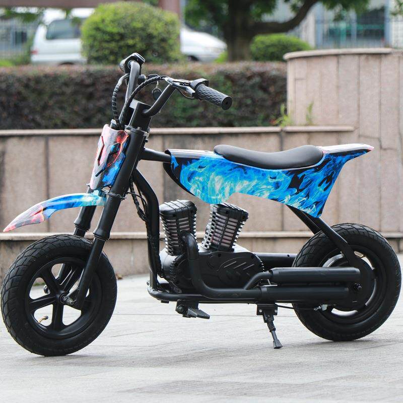 24V无刷电机儿童电动越野车出口款锂电池两轮滑板车音乐氛围灯