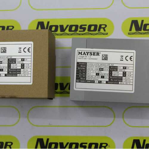 德国MAYSER安全继电器SG-EFS104/4L  SG-EFS104ZK2/1