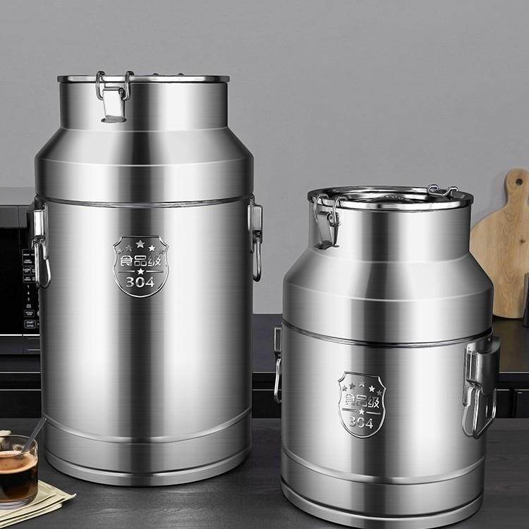 304不锈钢食用级米桶加厚家用米缸防虫防潮密封50斤装面粉储存罐,电子元器件市场,其它元器件,淘宝优惠券,粉丝福利购,淘宝优惠卷