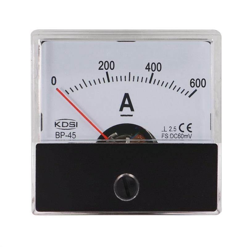 kdsi指针式小型机械直流电流表头BP-45 DC60mV 600A