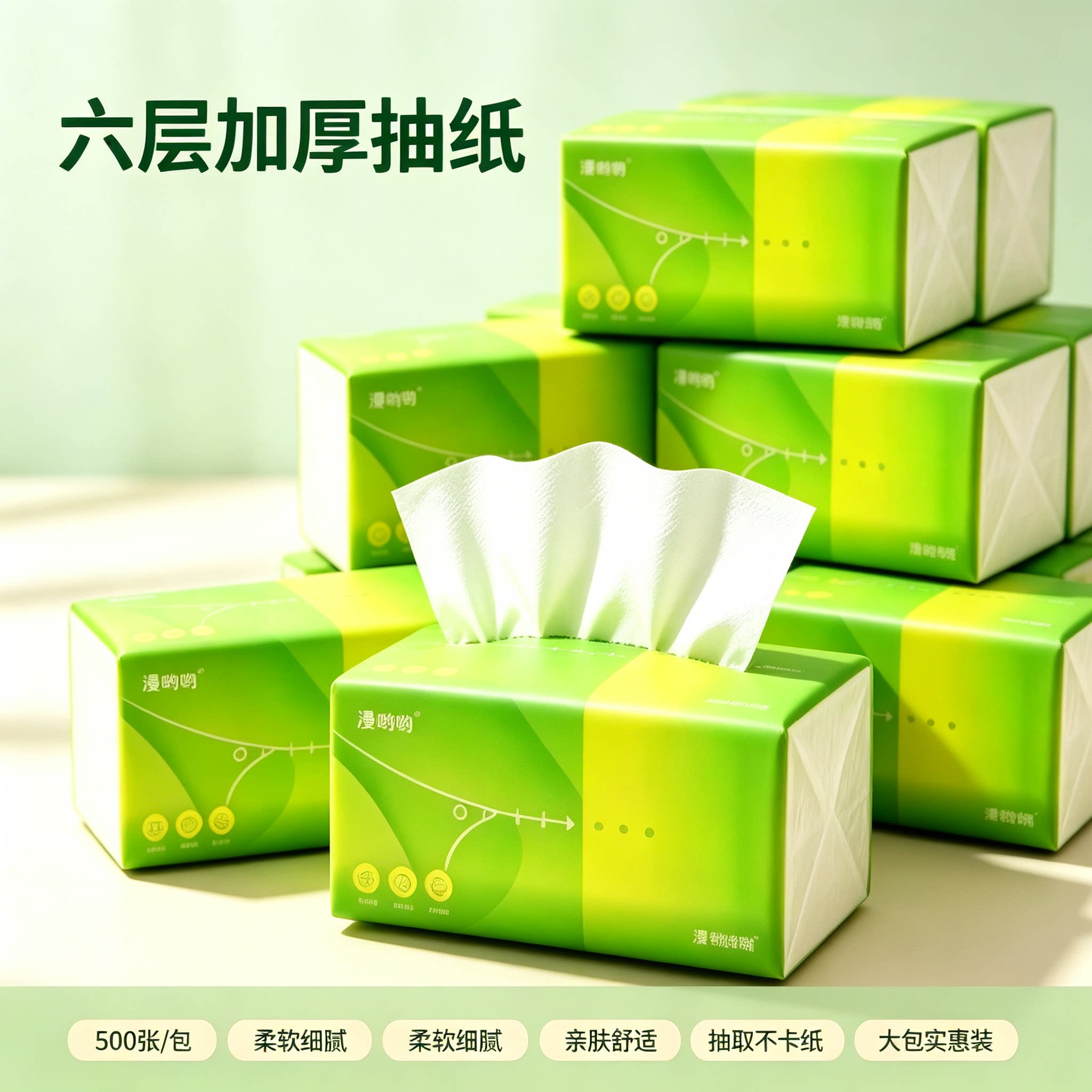 家用实惠装餐巾纸面巾纸卫生纸巾