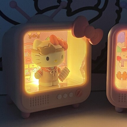 hellokitty小夜灯卧室床头夜间发光摆件美乐蒂三丽鸥系列生日礼物