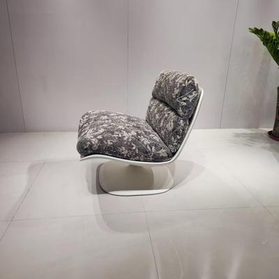 轻奢玻璃钢旋转休闲椅创意设计师客厅接待舒适躺椅高端酒店接待椅