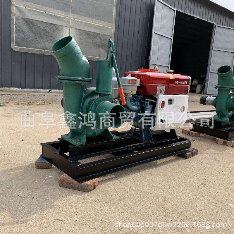 柴油195电启动抽沙泵园林灌溉3寸柴油抽水泵大口径蜗壳混流泵泵壳